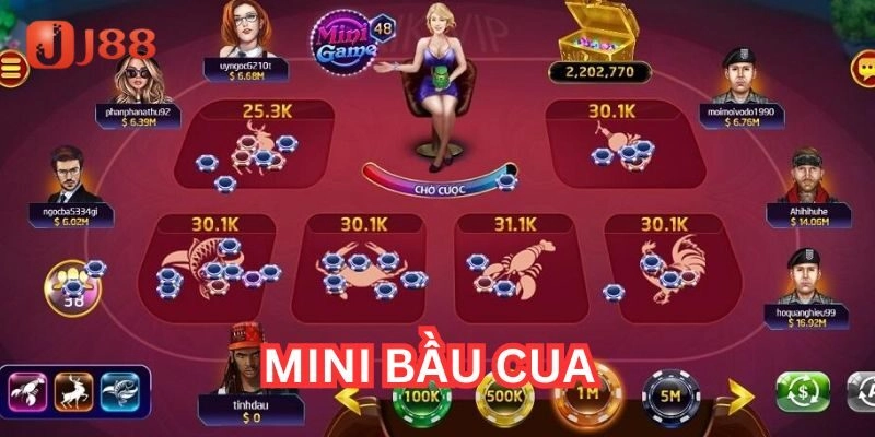 Đôi nét về game mini bầu cua siêu hay tại nhà cái